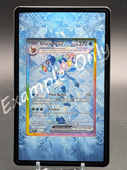 Glaceon EX Prismatic Evolutions Extended Art
