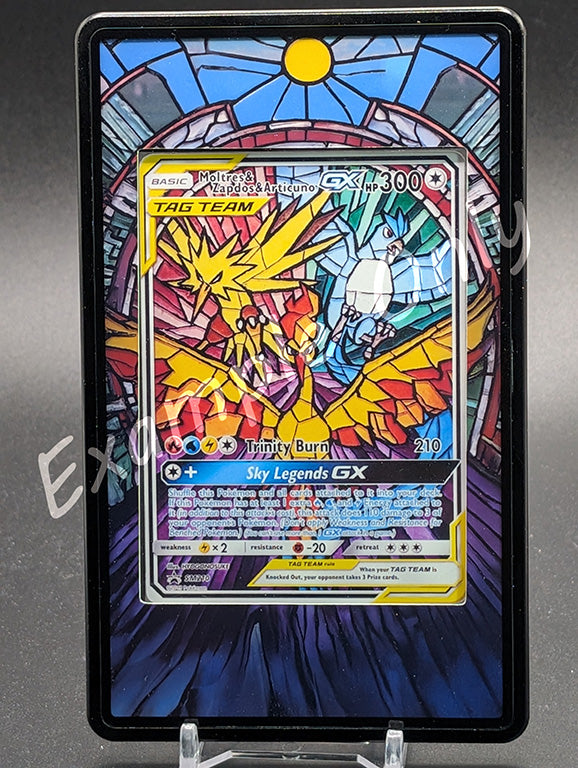Moltres & Zapdos & Articuno GX Tag Team SM210 Extended Art