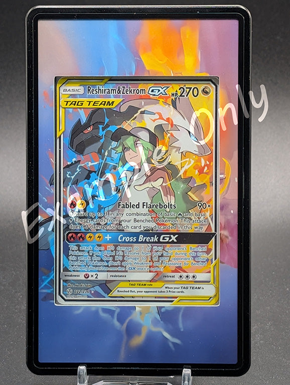 Reshiram & Zekrom GX Tag Team 222 Extended Art