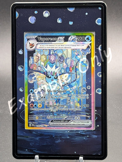 Vaporeon EX Prismatic Evolutions Extended Art