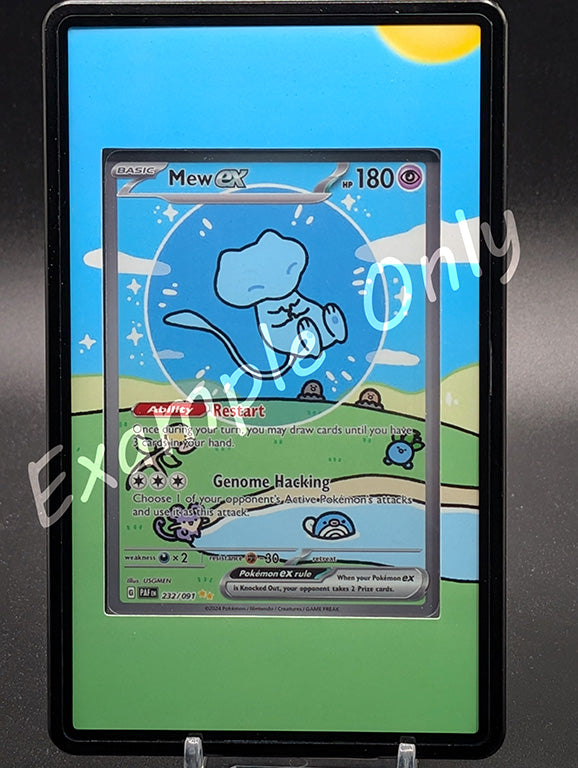 Mew EX Paldean Fates (Bubble Mew) Extended Art