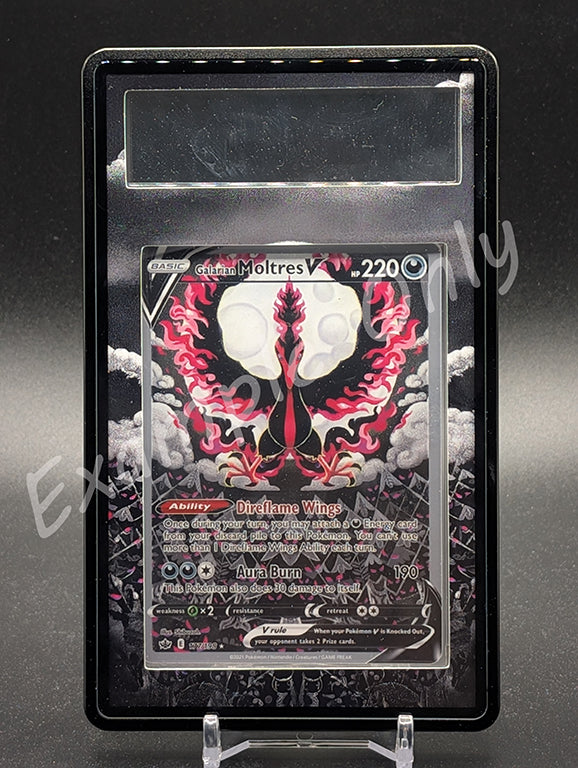 Galarian Moltres V 177 Chilling Reign Extended Art