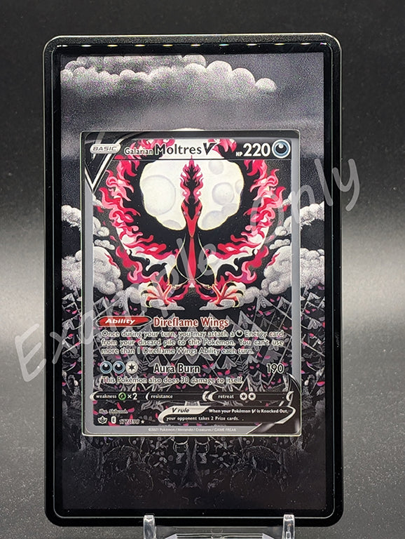 Galarian Moltres V 177 Chilling Reign Extended Art