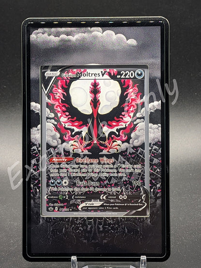 Galarian Moltres V 177 Chilling Reign Extended Art
