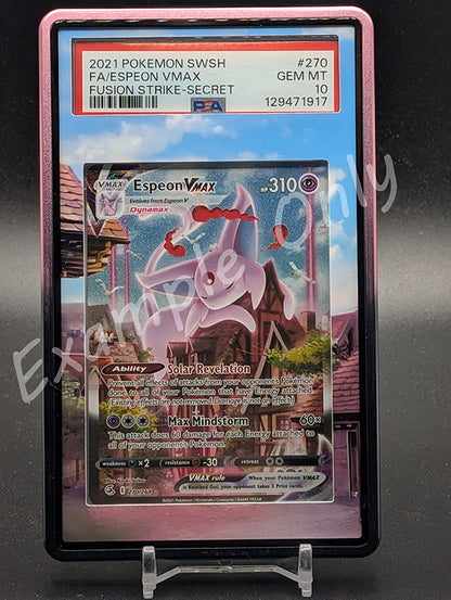Espeon VMAX Alt Art Fusion Strike Extended Art