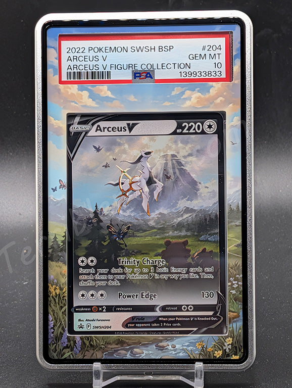 pokemon arceus art card set Arceus V SWSH204 Extended Art – Terrible Slabs