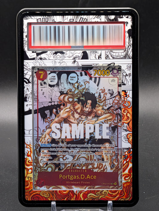 Portgas D. Ace Manga OP02-013 Paramount War Extended Art