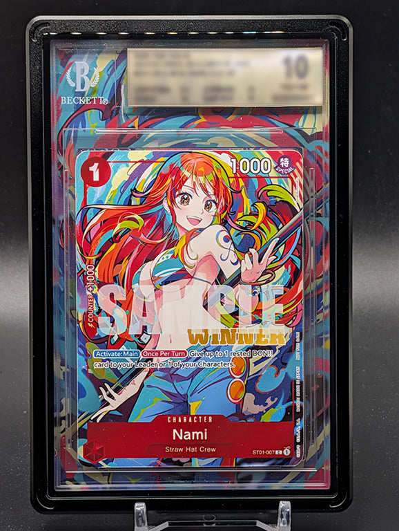 Nami 2025 New Year Winner Promo ST01-007 Extended Art