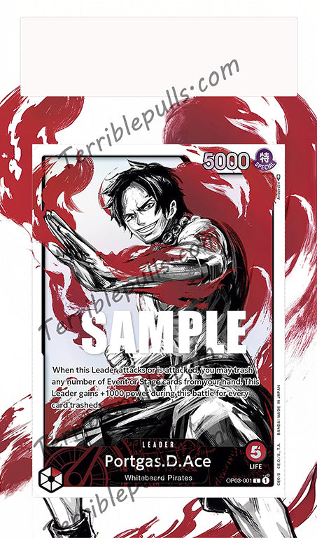 Portgas D. Ace Alternate Art OP03-001 Pillars of Strength Extended Art