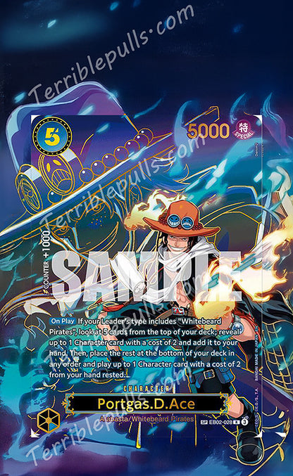 Portgas D. Ace SP OP13 Carrying On His Will Extended Art