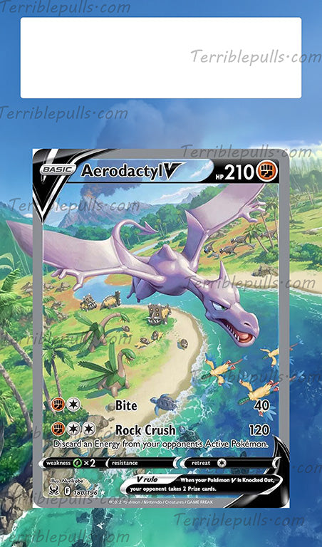 Aerodactyl V Lost Origin Extended Art