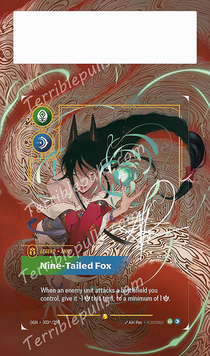 Ahri Nine-Tailed Fox 303 Riftbound: Origins