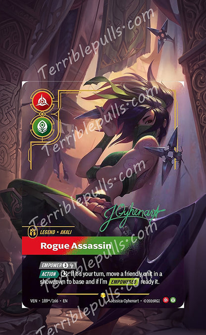 Akali 189 Rogue Assassin Riftbound: Vendetta