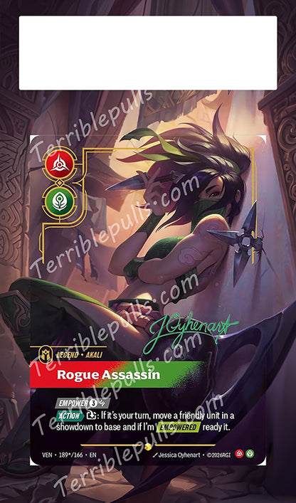 Akali 189 Rogue Assassin Riftbound: Vendetta