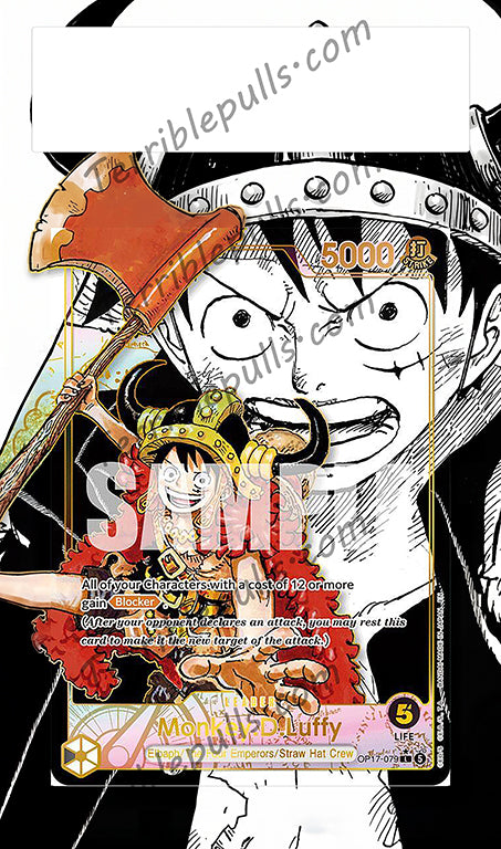 Luffy Alt Leader Manga OP17-079 Extended Art