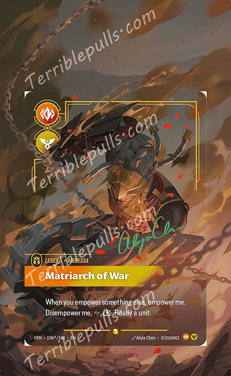 Ambessa 196 Matriarch of War Riftbound: Vendetta