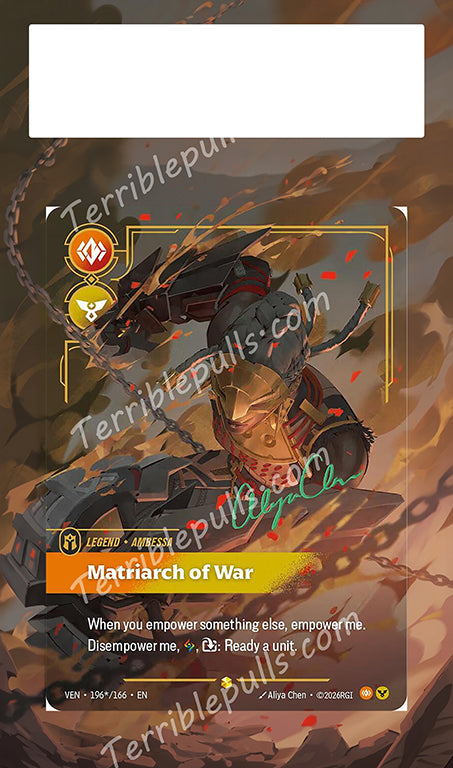 Ambessa 196 Matriarch of War Riftbound: Vendetta