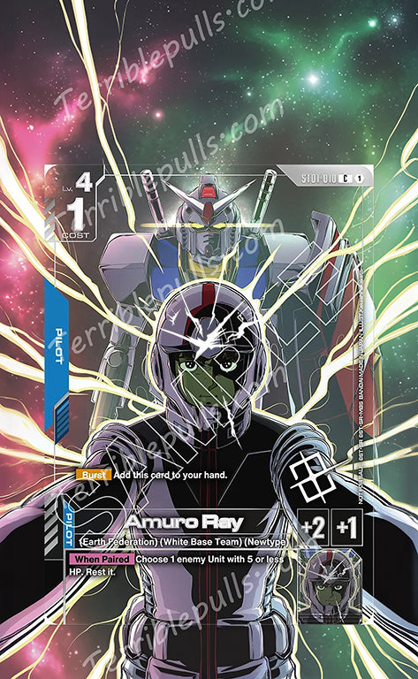 Amuro Ray Championship 010 Edition Beta Extended Art