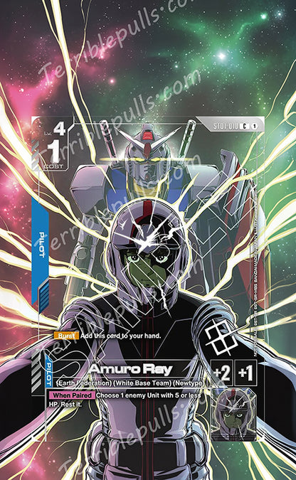 Amuro Ray Championship 010 Edition Beta Extended Art