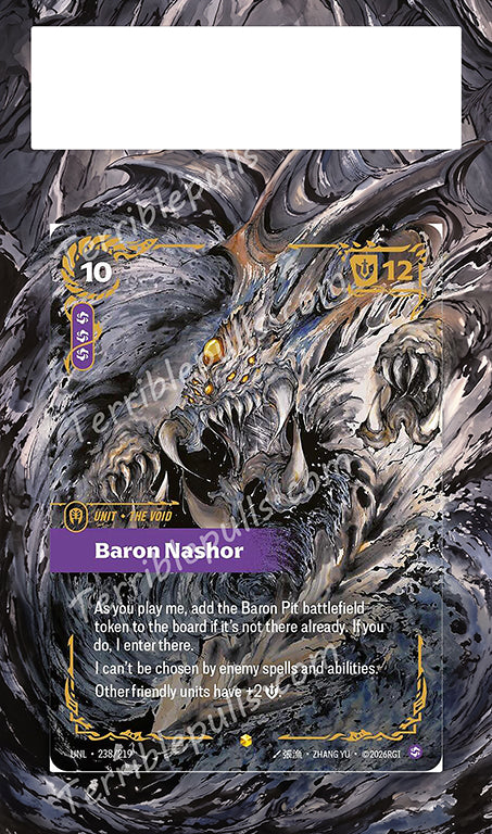 The Void Baron Nashor 238 Riftbound: Unleashed
