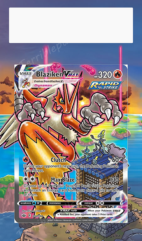 Blaziken VMAX Chilling Reign Extended Art