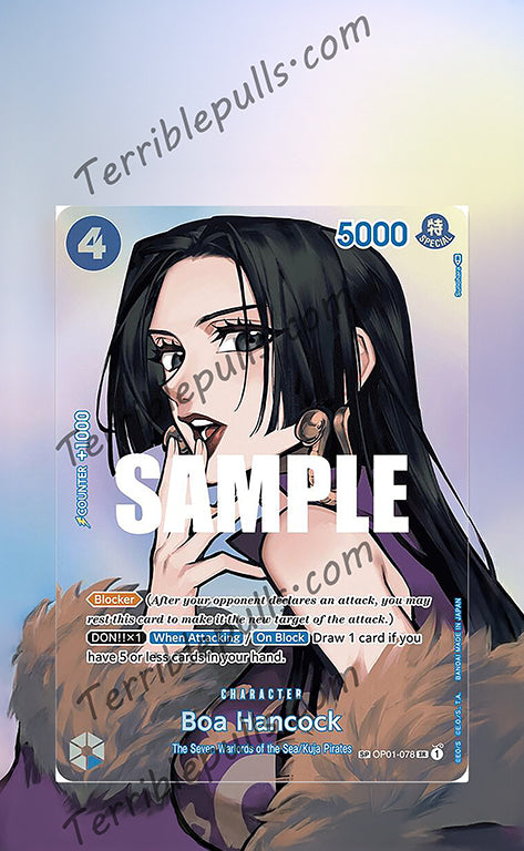 Boa Hancock SP OP04 Kingdoms of Intrigue Extended Art | Terrible