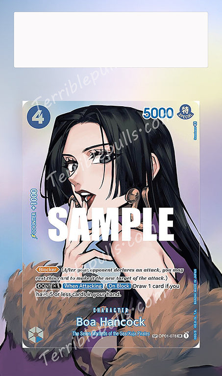 Boa Hancock SP OP04-OP01-078 Kingdoms of Intrigue Extended Art