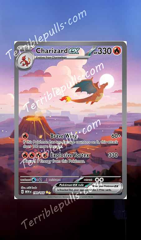 Charizard EX 151 Extended Art