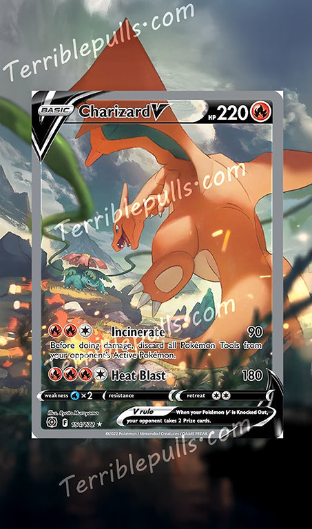 Charizard V Alternate Art Brilliant Stars Extended Art
