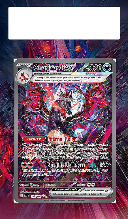 Charizard EX Paldean Fates Extended Art