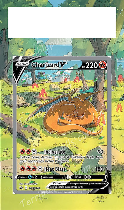 Charizard V SWSH260 Promo Extended Art