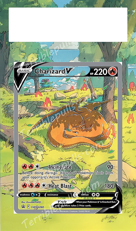 Charizard V SWSH260 Promo Extended Art