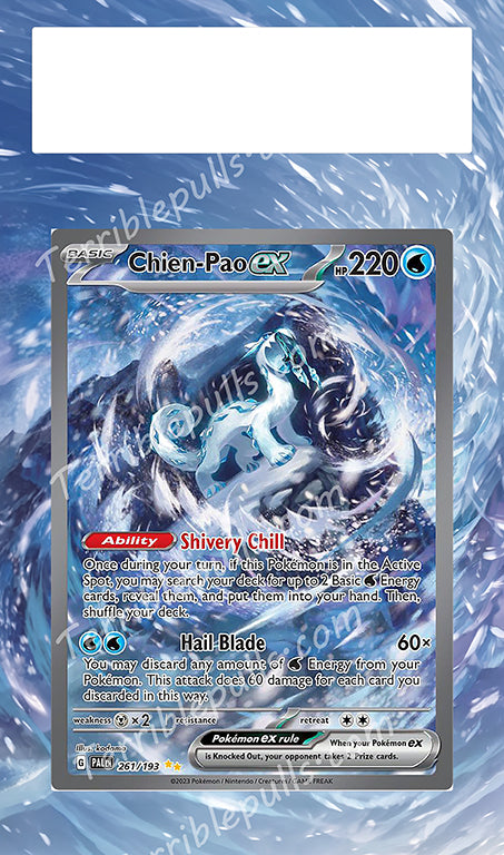 Chien-Pao EX 261 Paldea Evolved Extended Art