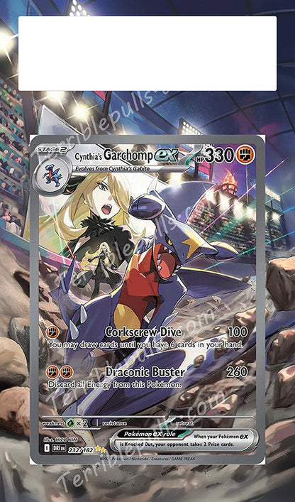 Cynthia's Garchomp EX Destined Rivals Extended Art