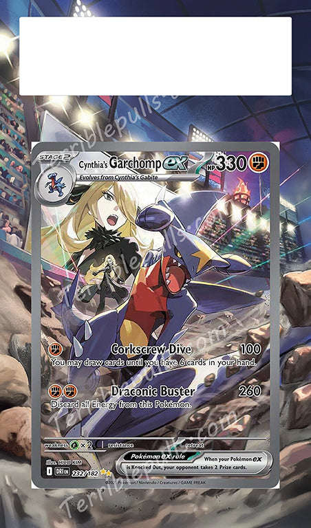 Cynthia's Garchomp EX Destined Rivals Extended Art