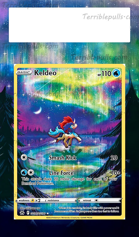 Keldeo GG07 Crown Zenith Extended Art