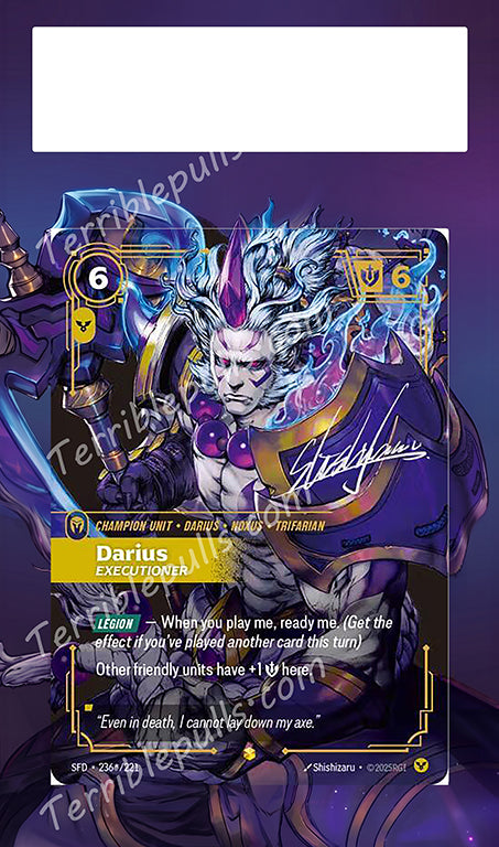 Darius 236 Executioner Riftbound: Spiritforged