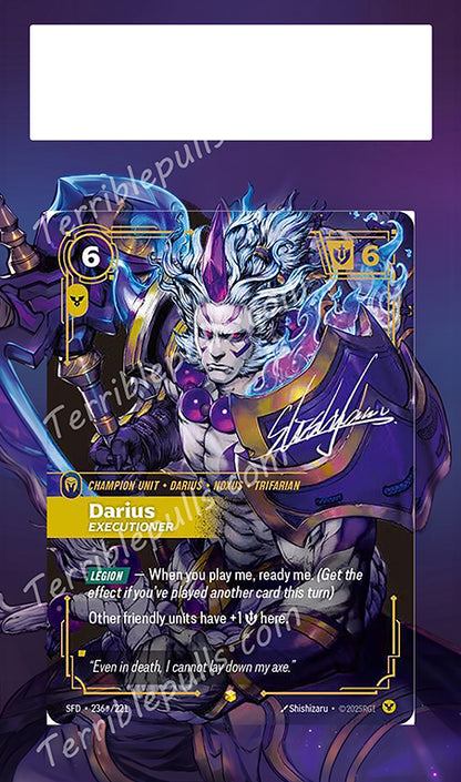 Darius 236 Executioner Riftbound: Spiritforged