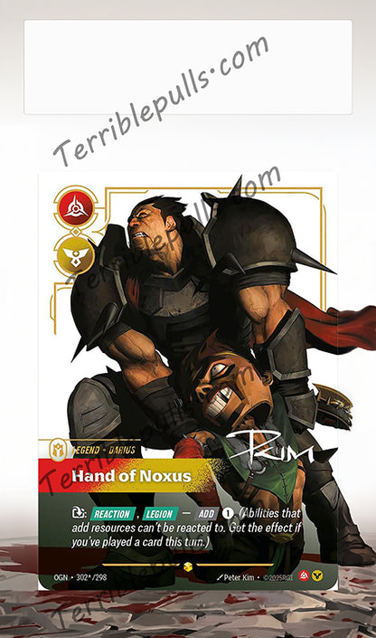 Darius- Hand of Noxus 302 Riftbound: Origins