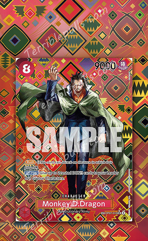 Monkey D. Dragon SP OP09 OP07-015 Emperors in the New World Extended Art
