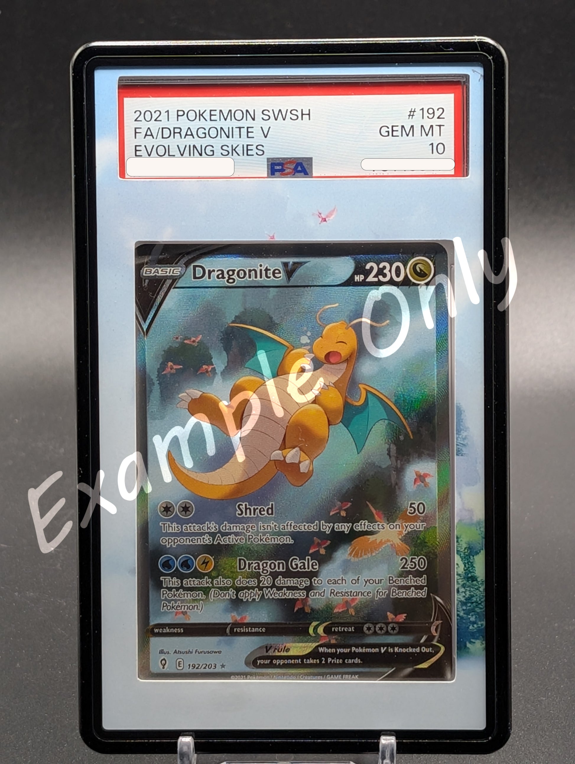 Dragonite V Alternate Art Evolving Skies Extended Art Terrible Slabs Dragonite V Alternate Art Evolving Skies Extended Art Terrible Slabs