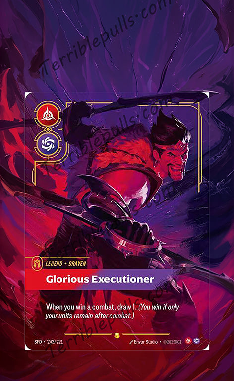 Draven- Glorious Executioner 242 Riftbound: Spiritforged