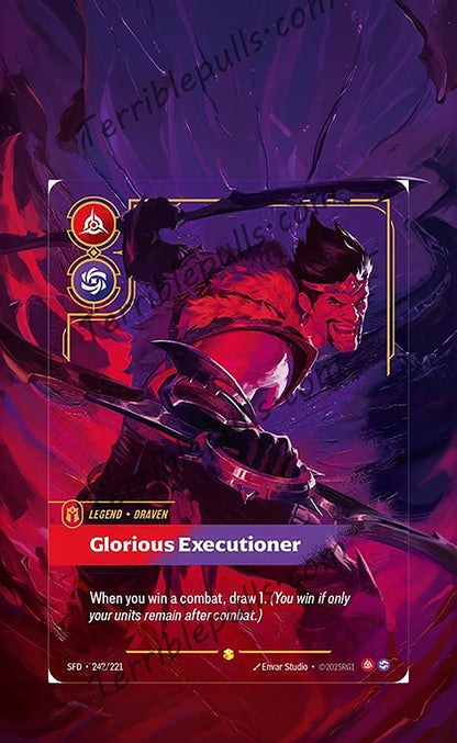 Draven- Glorious Executioner 242 Riftbound: Spiritforged