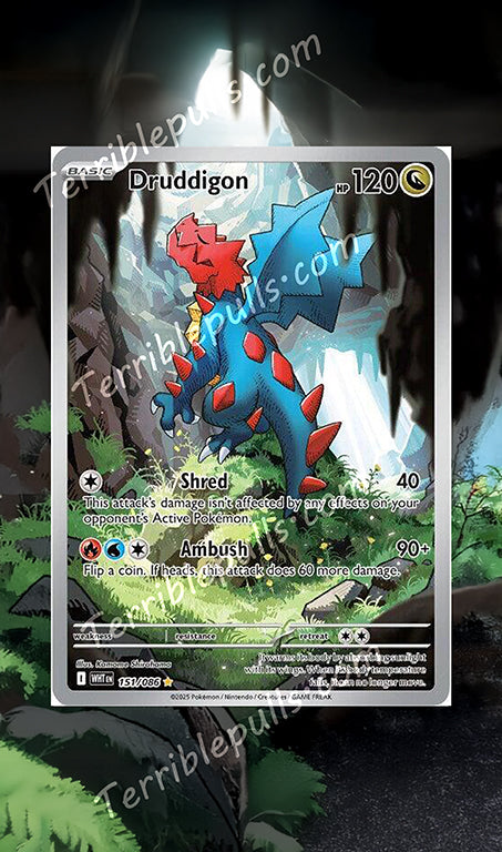 Druddigon 151 Extended Art – Terrible Slabs