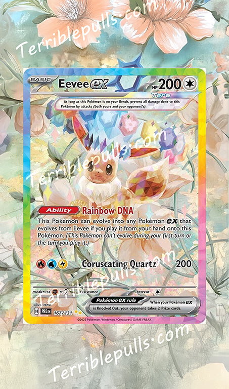 Eevee EX Prismatic Evolutions Extended Art