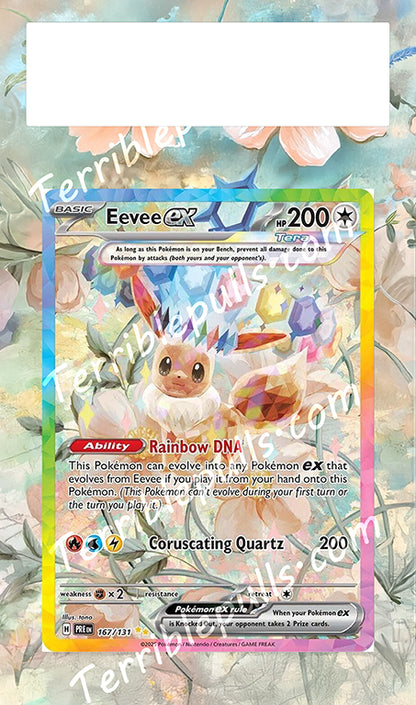 Eevee EX Prismatic Evolutions Extended Art