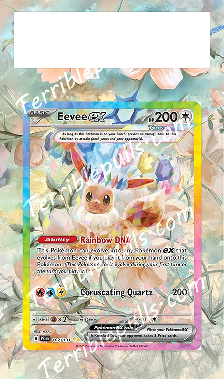 Eevee EX Prismatic Evolutions Extended Art