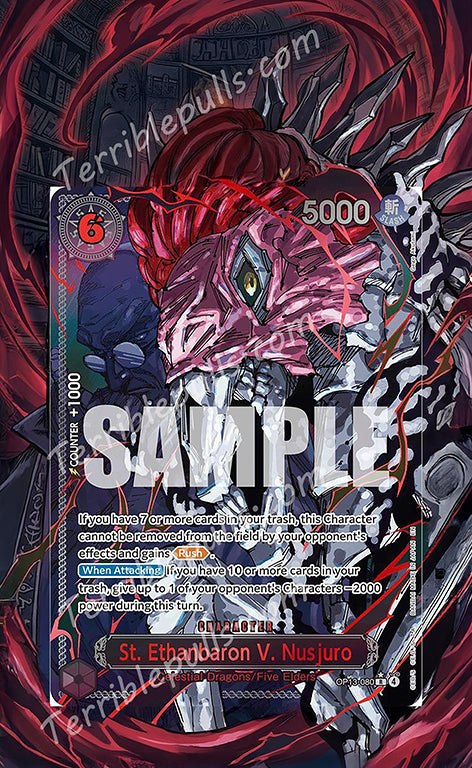 St. Ethanbaron V. Nusjuro OP13 Carrying On His Will Extended Art