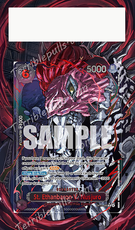 St. Ethanbaron V. Nusjuro OP13 Carrying On His Will Extended Art
