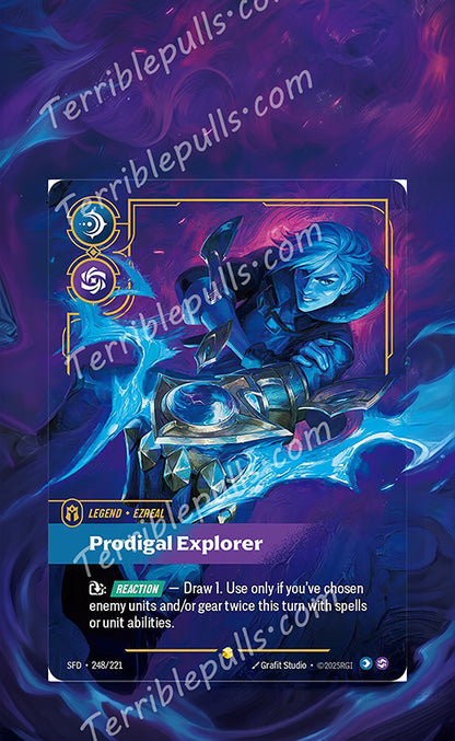 Ezreal 248 Prodigal Explorer Riftbound: Spiritforged